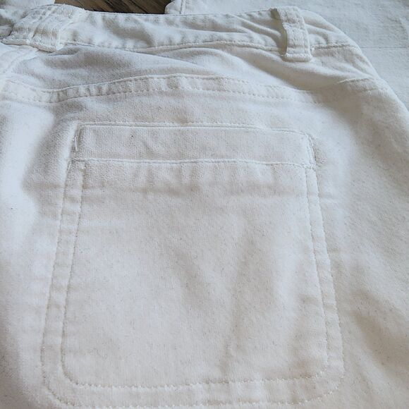Vintage Y2K Style & Co. White Patch Pocket Bootcut Pants Sz 4 - Picture 6 of 8